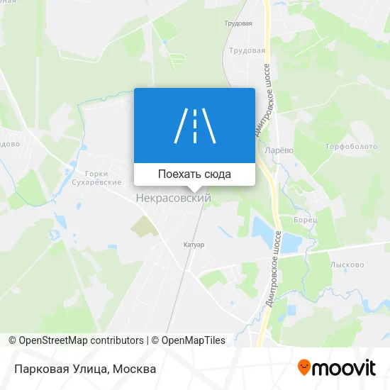 Карта Парковая Улица