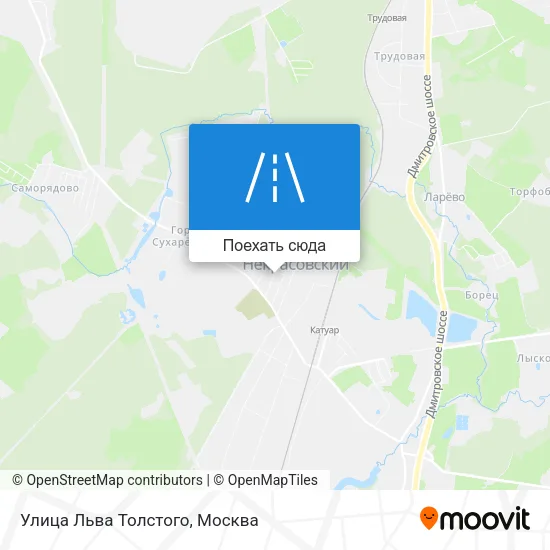 Карта Улица Льва Толстого