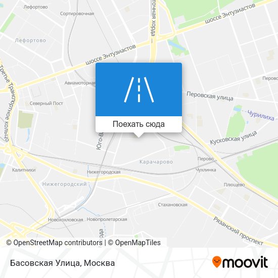 Карта Басовская Улица