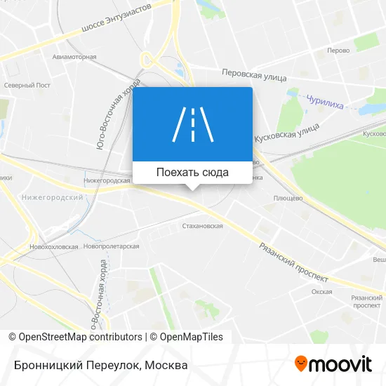 Карта Бронницкий Переулок