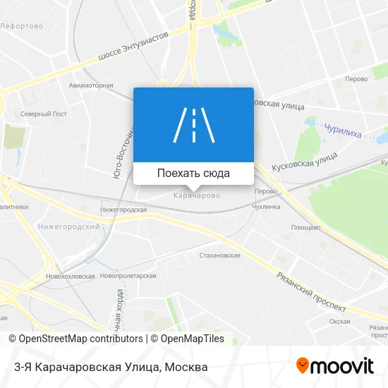 Карта 3-Я Карачаровская Улица