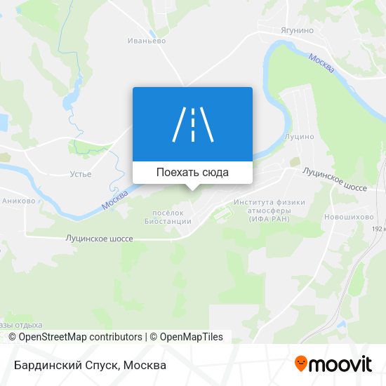 Карта Бардинский Спуск