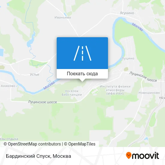 Карта Бардинский Спуск