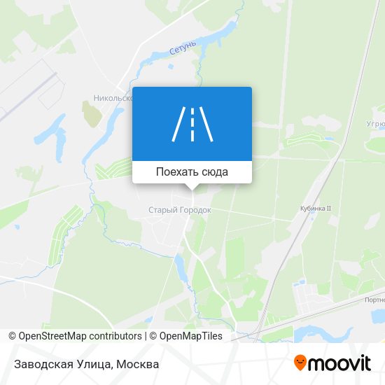 Карта Заводская Улица