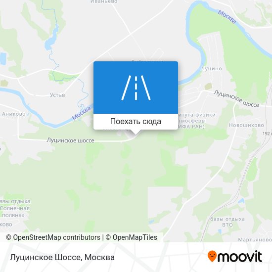 Карта Луцинское Шоссе