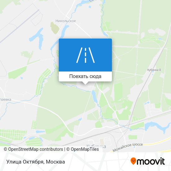 Карта Улица Октября