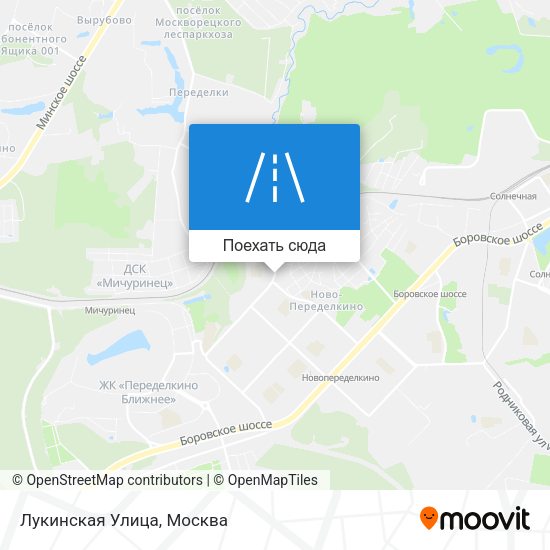 Карта Лукинская Улица