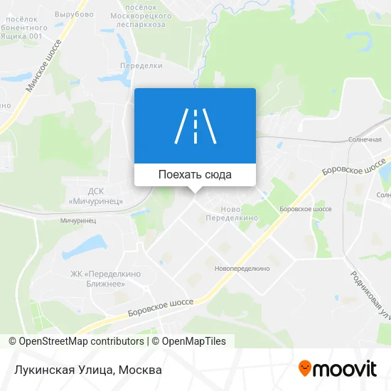 Карта Лукинская Улица