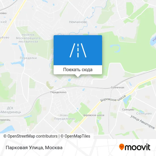 Карта Парковая Улица