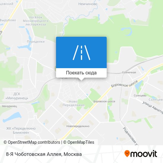 Карта 8-Я Чоботовская Аллея