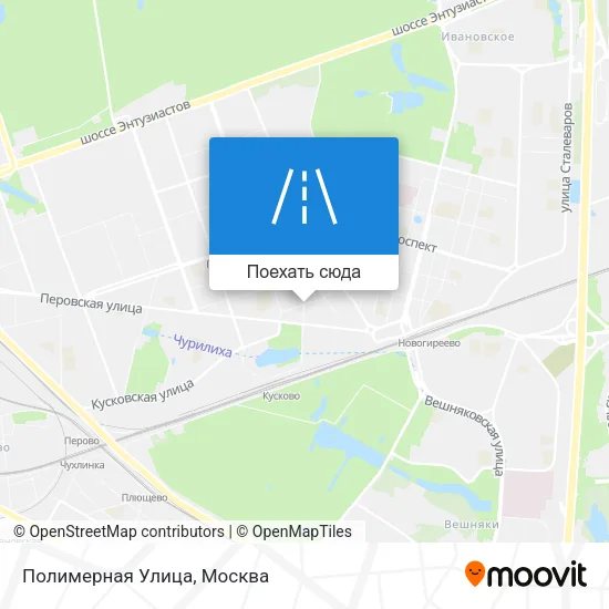 Карта Полимерная Улица