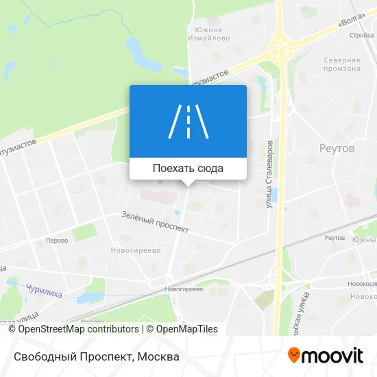 Карта Свободный Проспект