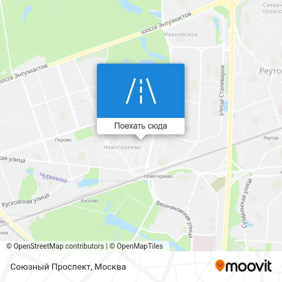 Карта Союзный Проспект
