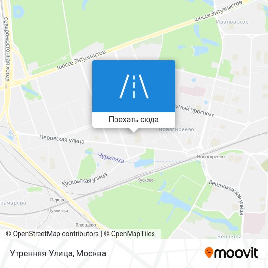 Карта Утренняя Улица