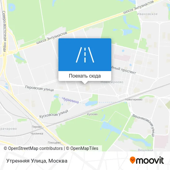 Карта Утренняя Улица