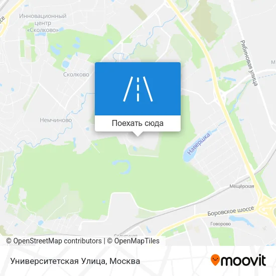 Карта Университетская Улица