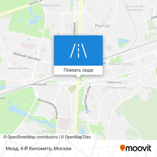 Карта Мкад, 4-Й Километр