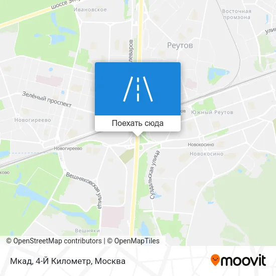 Карта Мкад, 4-Й Километр