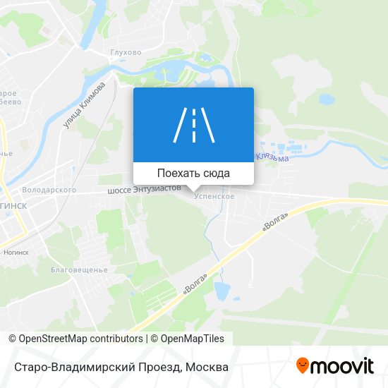 Карта Старо-Владимирский Проезд