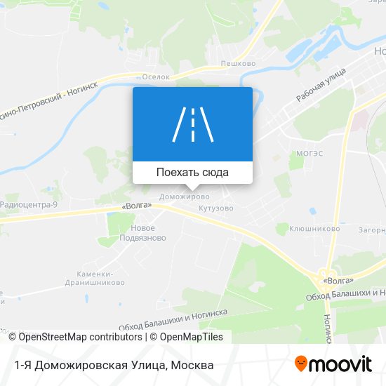 Карта 1-Я Доможировская Улица