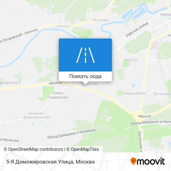 Карта 5-Я Доможировская Улица