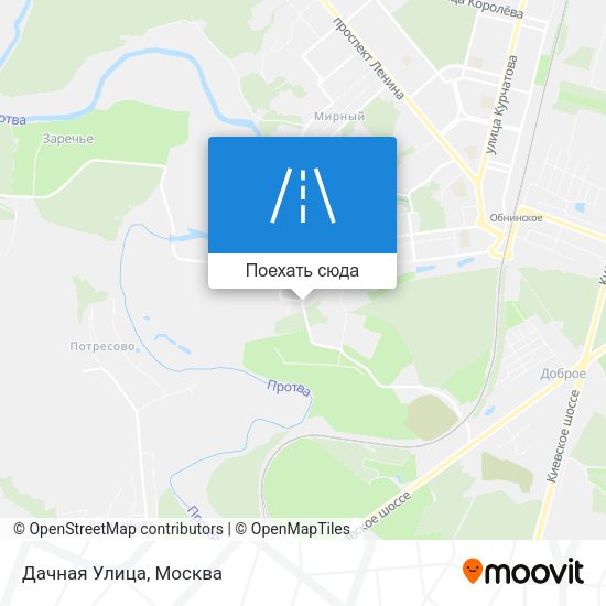 Карта Дачная Улица