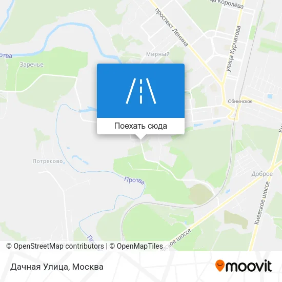 Карта Дачная Улица