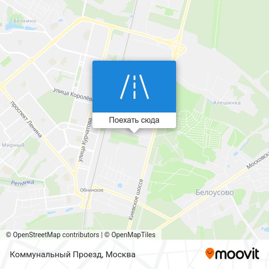 Карта Коммунальный Проезд
