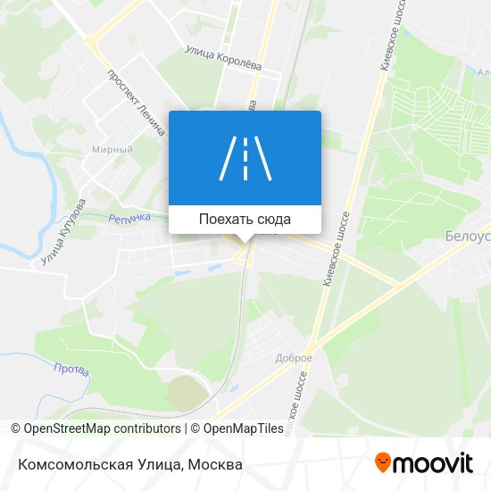 Карта Комсомольская Улица