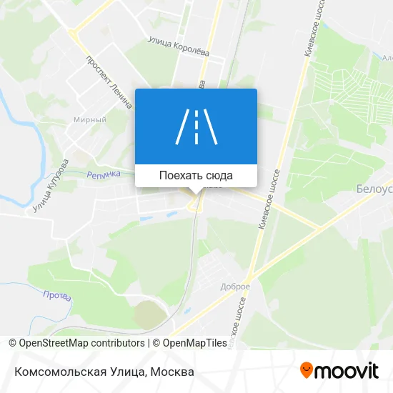 Карта Комсомольская Улица