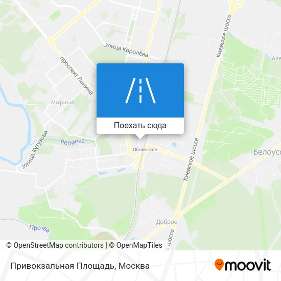 Карта Привокзальная Площадь