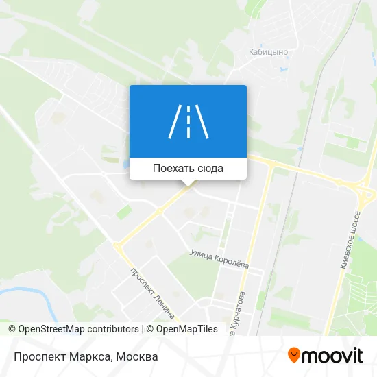 Карта Проспект Маркса