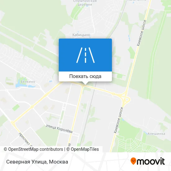 Карта Северная Улица