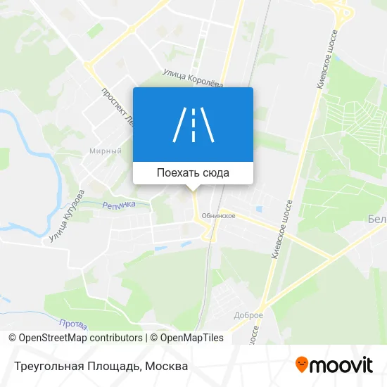 Карта Треугольная Площадь