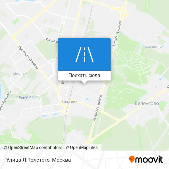 Карта Улица Л.Толстого