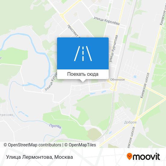 Карта Улица Лермонтова