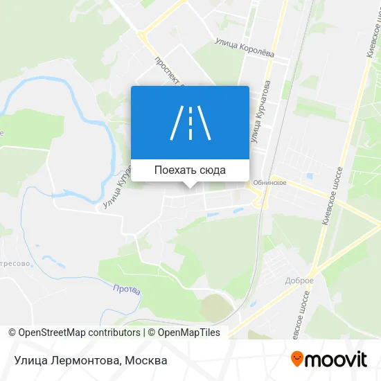 Карта Улица Лермонтова