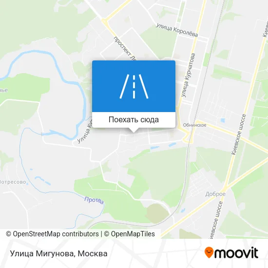 Карта Улица Мигунова