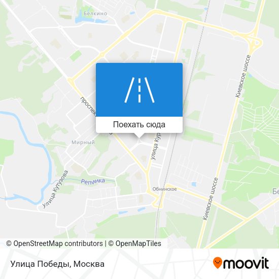 Карта Улица Победы