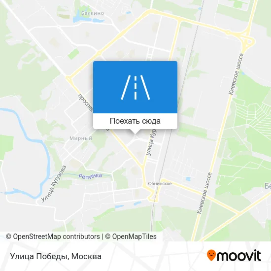 Карта Улица Победы