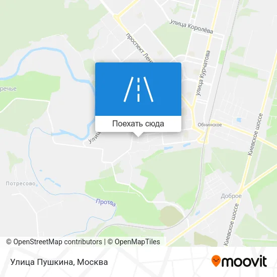 Карта Улица Пушкина