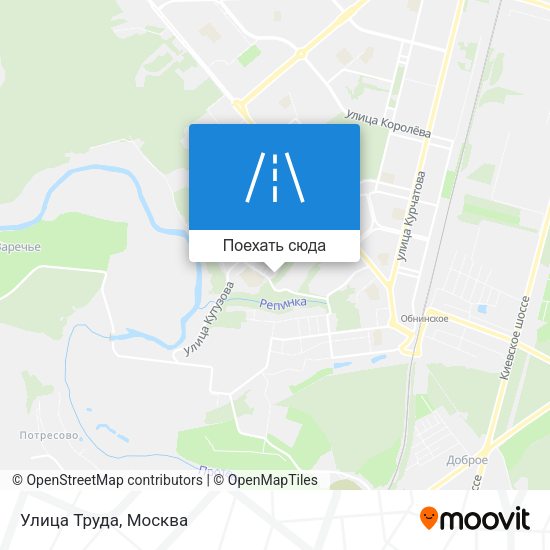 Карта Улица Труда