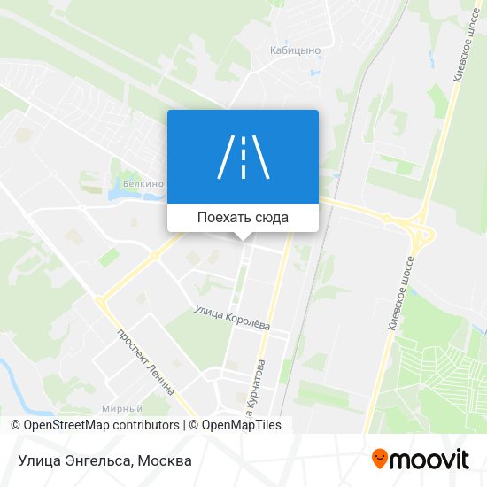 Карта Улица Энгельса