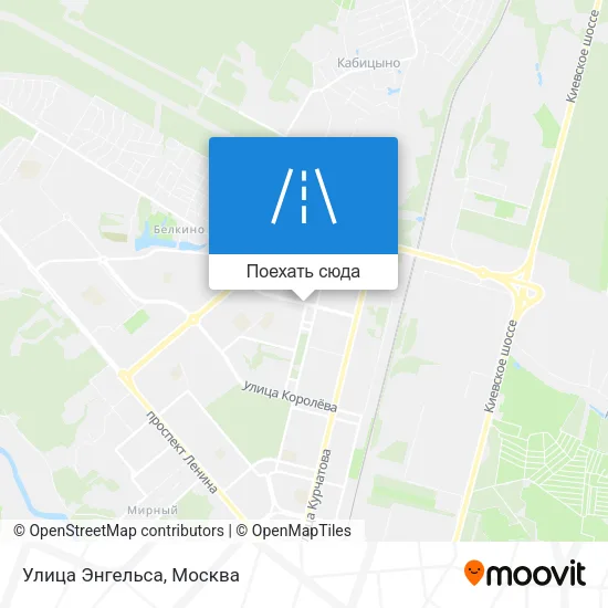 Карта Улица Энгельса