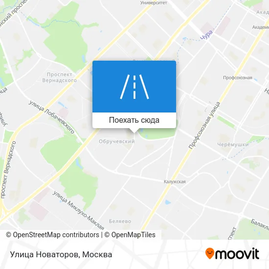 Карта Улица Новаторов