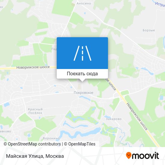 Карта Майская Улица