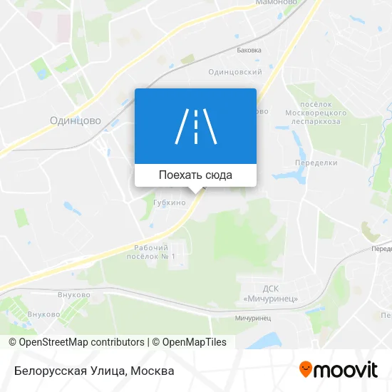 Карта Белорусская Улица