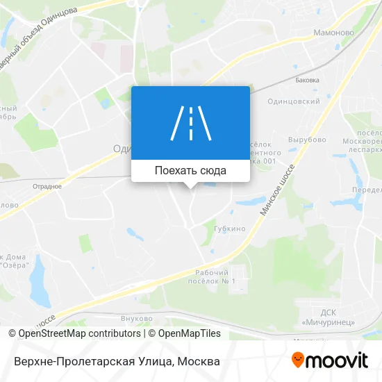 Карта Верхне-Пролетарская Улица