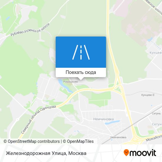 Карта Железнодорожная Улица
