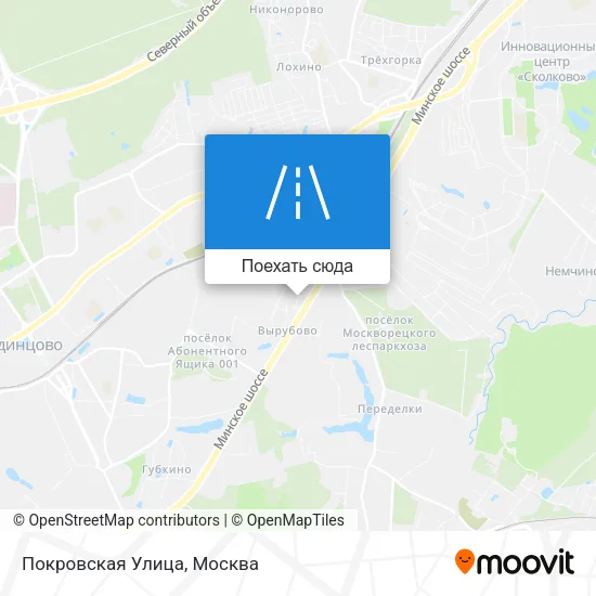 Карта Покровская Улица